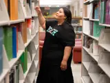 Vanessa Letic Cole in library