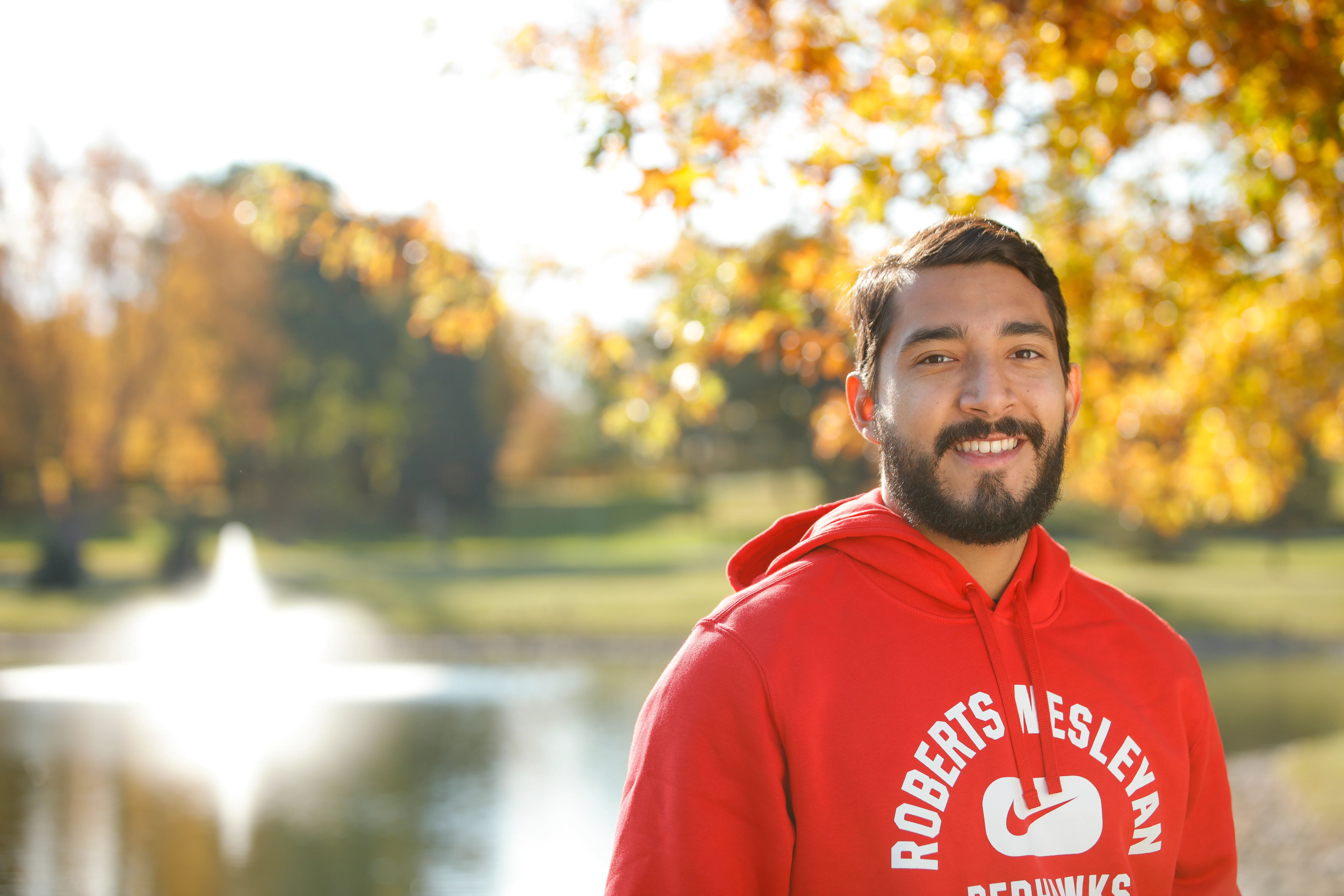 A Roberts Wesleyan student