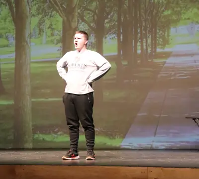 Jacob performing