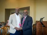 Daniel Kasambira With Hayles